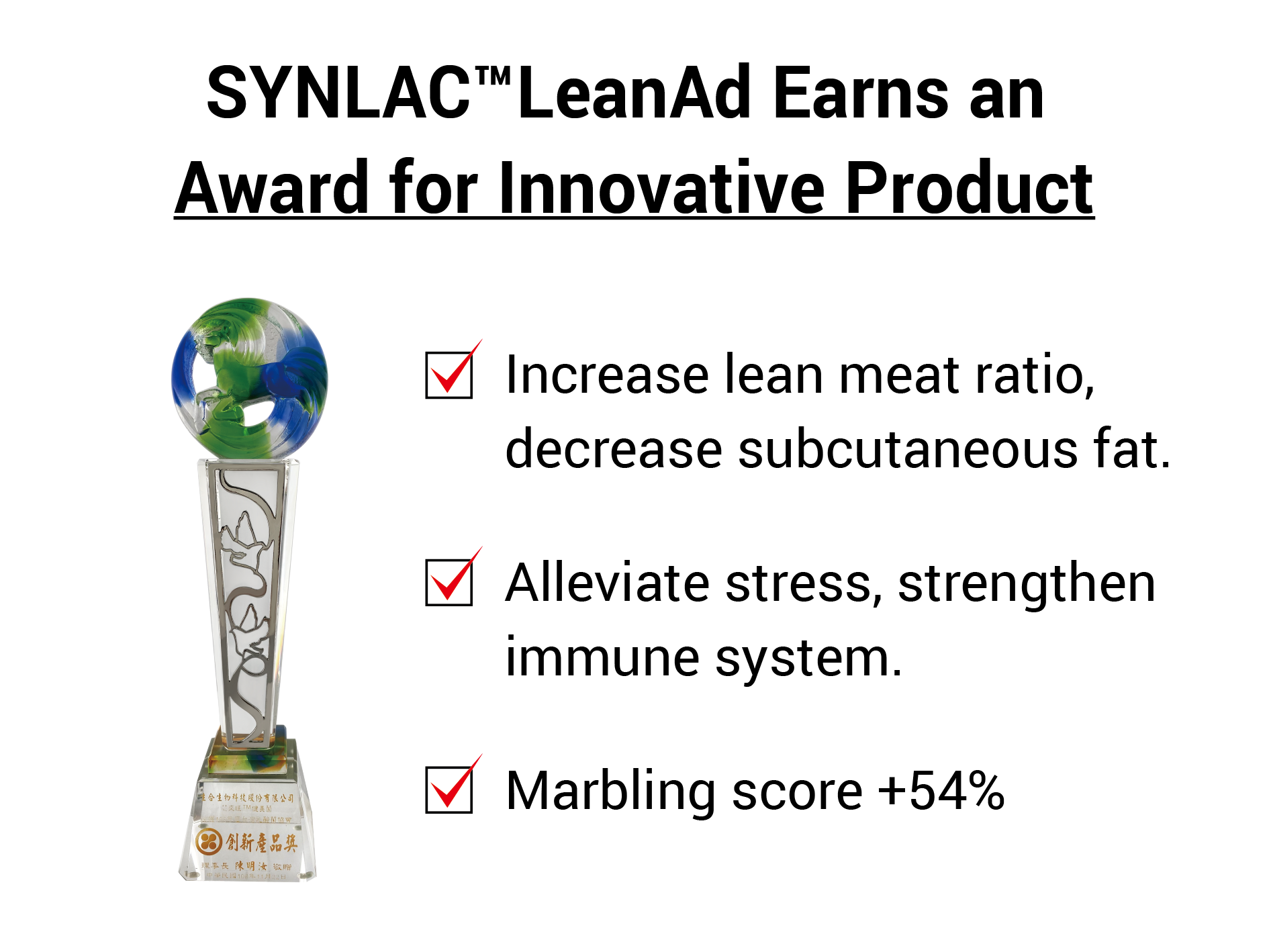SYNLAC LeanAd earn Award for Innovative Product